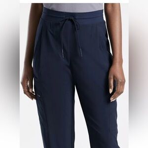 ATHLETA Venture JoggerPants Size 6 Navy Blue Pockets Activewear Casual Athletic